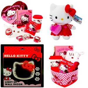 Hello Kitty Large Gift Set Basket  Bundle NWT